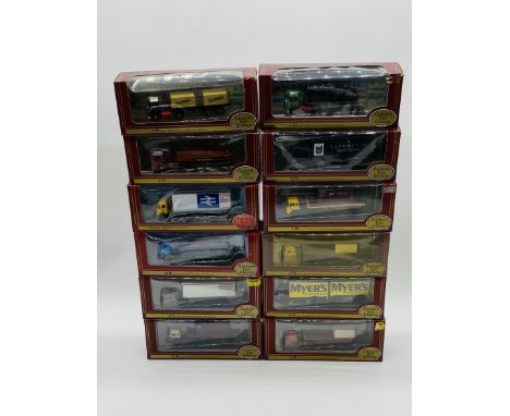 A collection of twelve boxed Gilbow Exclusive First Editions "Commercials" die-cast lorries including British Road Services B
