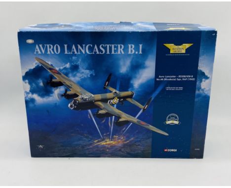 A boxed Corgi The Aviation Archive Avro Lancaster B.I No 44 (Rhodesia) Sqn, RAF (1942) detailed die-cast model plane (AA32603