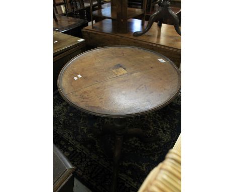 19th Century mahogany tripod table.