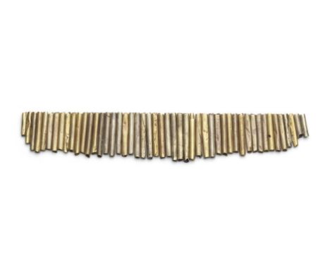  A group of 48 Egyptian tubular gold alloy beads New Kingdom, circa 1550-1069 B.C.1.2-2.4cm long (48)Footnotes:Provenance:Dr.