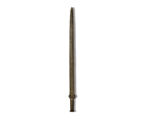  A European bronze sword Late Bronze Age, circa 13th-10th Century B.C.66cm longFootnotes:Provenance:Kuizenga collection, the 