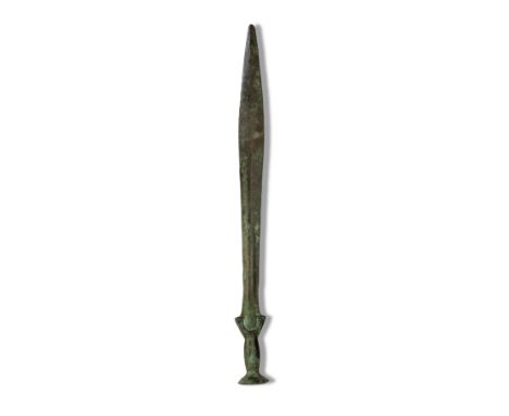  A European bronze sword Late Bronze Age, circa 13th-10th Century B.C.57cm longFootnotes:Provenance:Kuizenga collection, the 