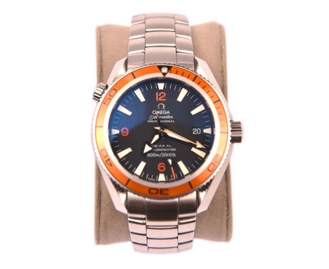 An Omega Seamaster Professional Co-Axial Chronometer watch 600m 'Planet Ocean' with automatic self winding mechanism. With st