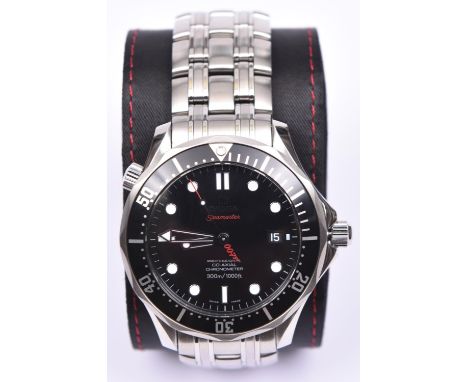 An Omega Seamaster James Bond 007 Automatic co-axial chronometer watch with automatic self winding mechanism. A 'collector's 