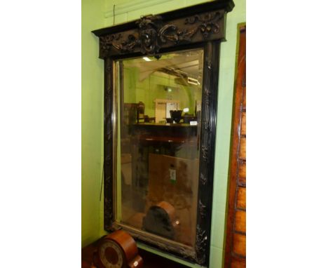 An early 20th century over mantel mirror 