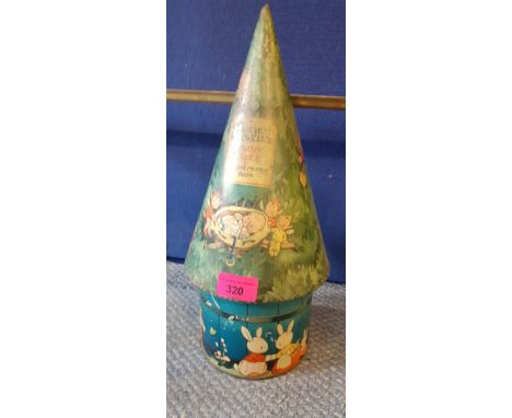 A vintage Lucie Attwell Fairy Tree Biscuit Money boxLocation: RAF 