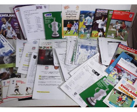 Women's Football - a good collection of memorabilia to include England Internationals and Women's Super League comprising tic