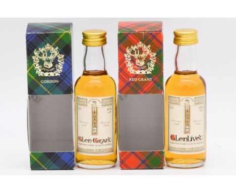 Gordon &amp; MacPhail, Book of Kells series:Glenlivet 1948, 50 year old, single Speyside malt Scotch whiskyGlen Grant 1948, 5