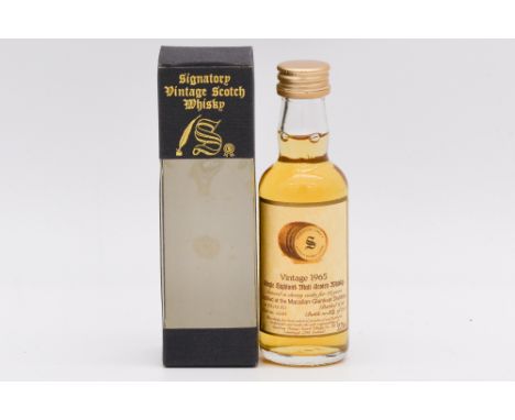 Signatory Vintage - Macallan-Glenlivet 1965, 28 year old, ex sherry cask, single Speyside malt whisky, distilled 23.03.65, bo