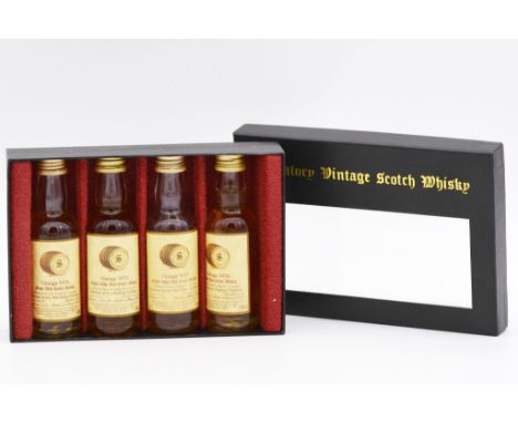 Signatory Vintage - a four bottle single malt whisky gift set including:Aberfeldy 1978, 14 year old, distilled 14.12.78, bott