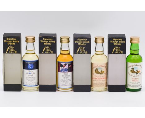 Signatory Vintage - eight speciality bottlings:Port Ellen 1979, 14 year old, single Islay malt whisky, Only One Place on Eart