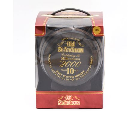 Old St Andrews - Barrel of Scotch whisky, 10 year old, Millennium edition, 70cl, 40%, in presentation packaging.