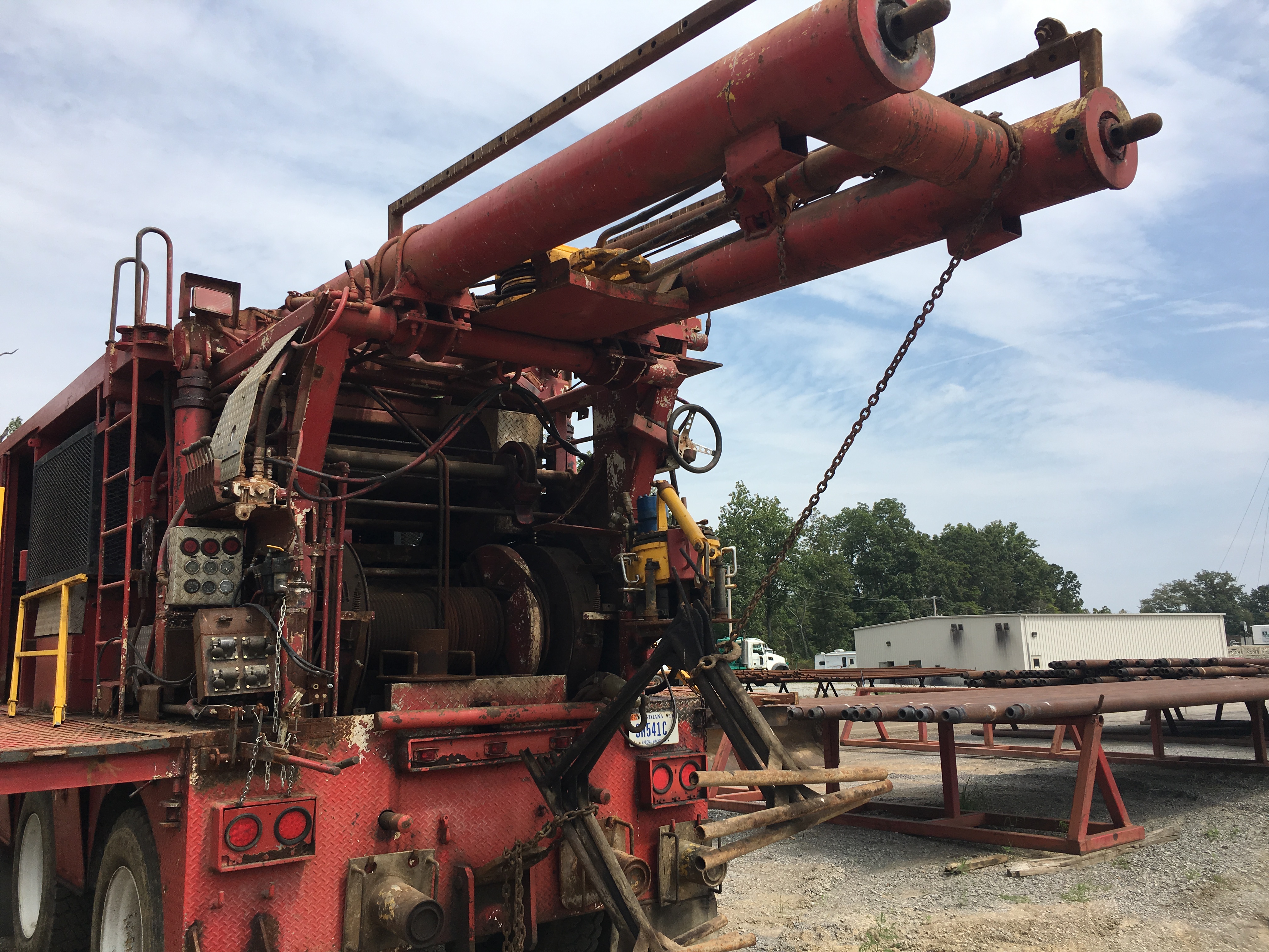 Cardwell Model H Double Drum Workover Rig, Detroit V 671 With Allison