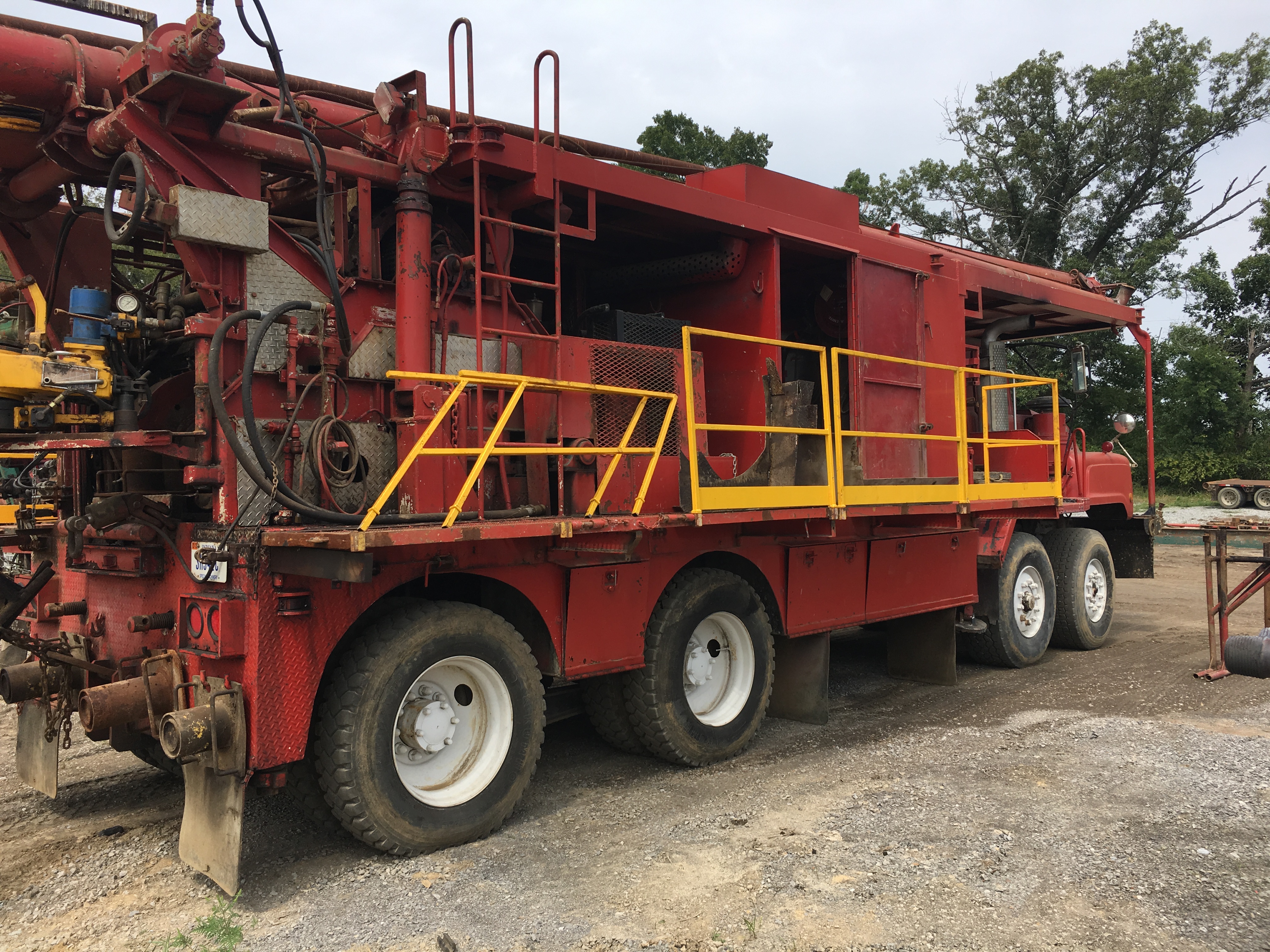 Cardwell Model H Double Drum Workover Rig, Detroit V 671 With Allison