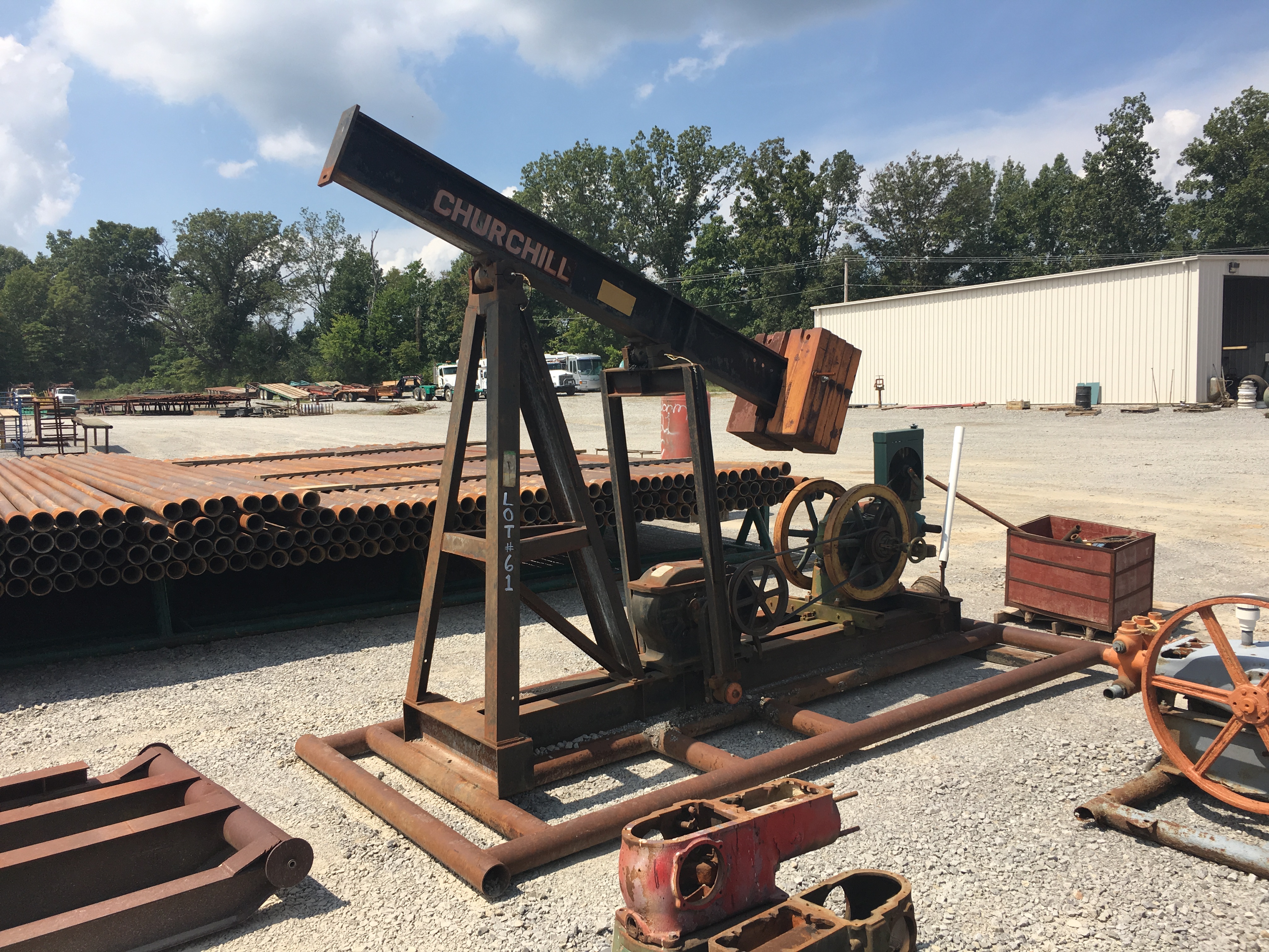 Churchill Model 508442 Pumping Unit w/Gear Box, Estimated 50,000 Lb