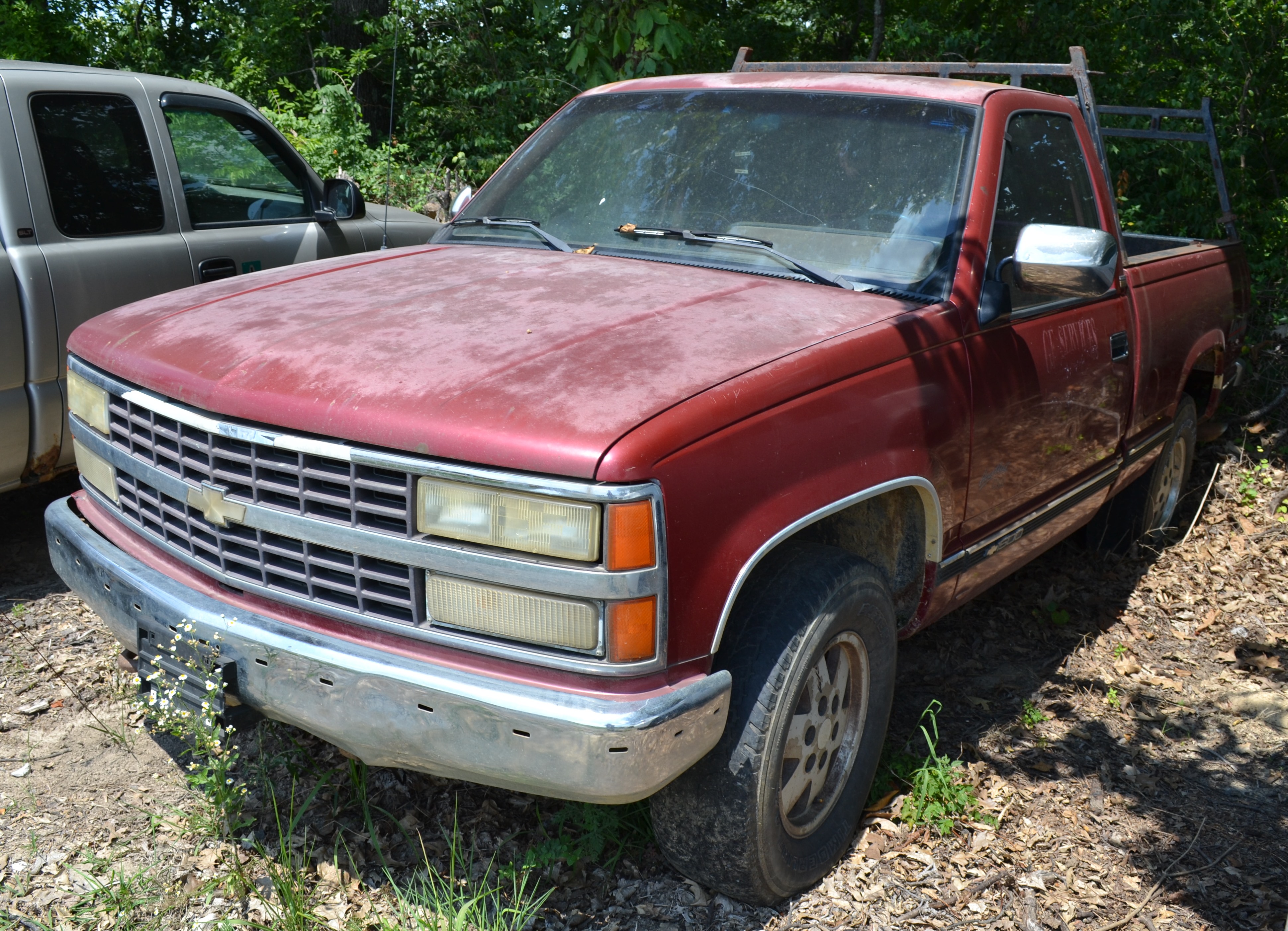 1991 Chevy Silverado 1500 Regular Cab Pickup, 4x4, 5.7L V8 Engine ...