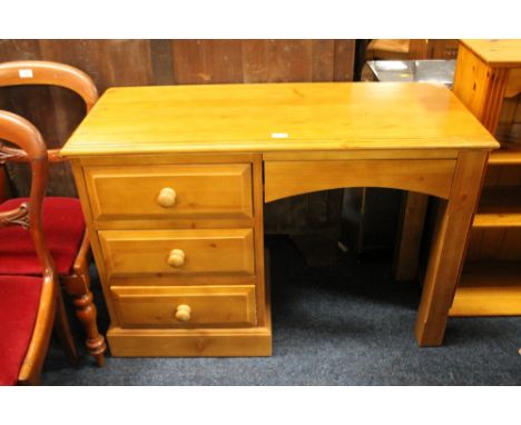 A MODERN PINE DESK