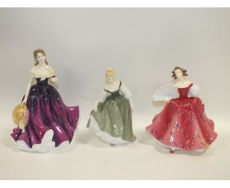 THREE ROYAL DOULTON FIGURES- SPECIAL GIFT HN 4744, FIRST WALTZ HN 5093 AND FAIR LADY HN 4719