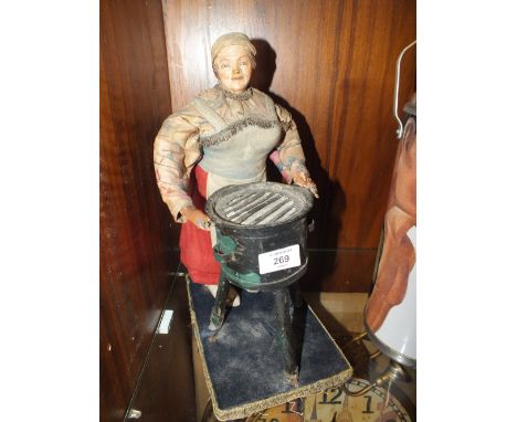 A VINTAGE FOLK ART CONTINENTAL AUTOMATON A/F 