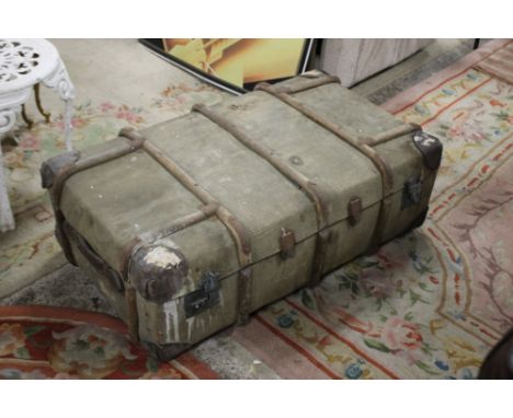 A BANDED PACKING TRUNK