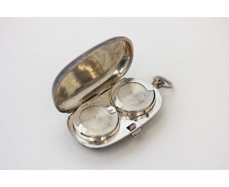 A George V silver sovereign case, maker William Hair Haseler, Birmingham 1913