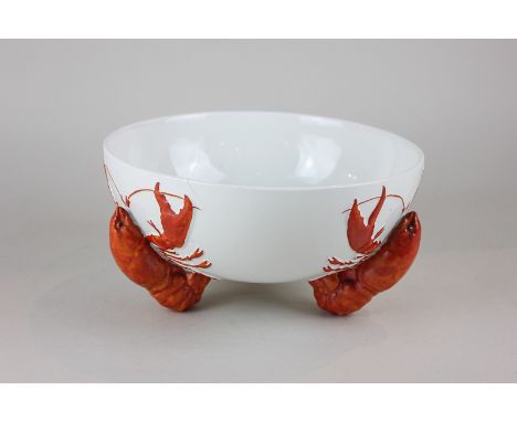 A Carltonware dish with three moulded lobster legs (cancelled printed over Carltonware mark), 21cm diameter