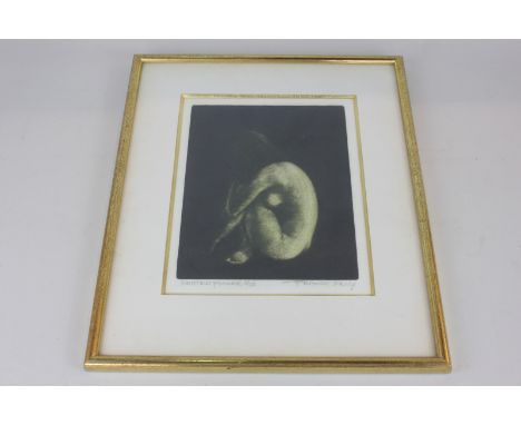 Francis Kelly (1927-2012), seated figure, limited edition print numbered 3/15, signed in pencil, 19cm by 25cm