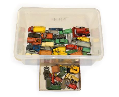 Dinky A Collection Of Assorted 1950's Models including Guy flat, Studebaker tanker, 25 series tanker, Light tank, Comet truck