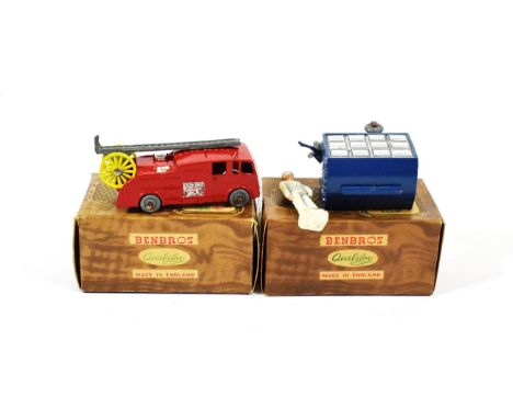 Benbros TV Series 9 Fire engine 7 Electric milk trolley (both E boxes E-G) (2)