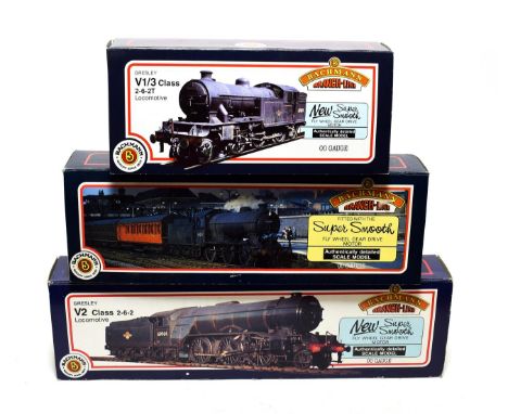 Bachmann OO Gauge Three Locomotives  31555 Class V2 LNER 4801, 31850 Class J39 LNER 1974 and 31606 Class V1 2-6-2T LNER 448 (