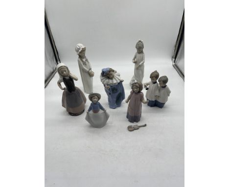 Collection of Seven NAO Figurines. 
Good condition, no damage. 