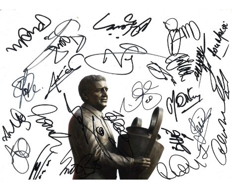 Celtic Legends Multi Celtic Signed 16 x 12 inch football photo. Good Condition. All signed pieces come with a Certificate of 