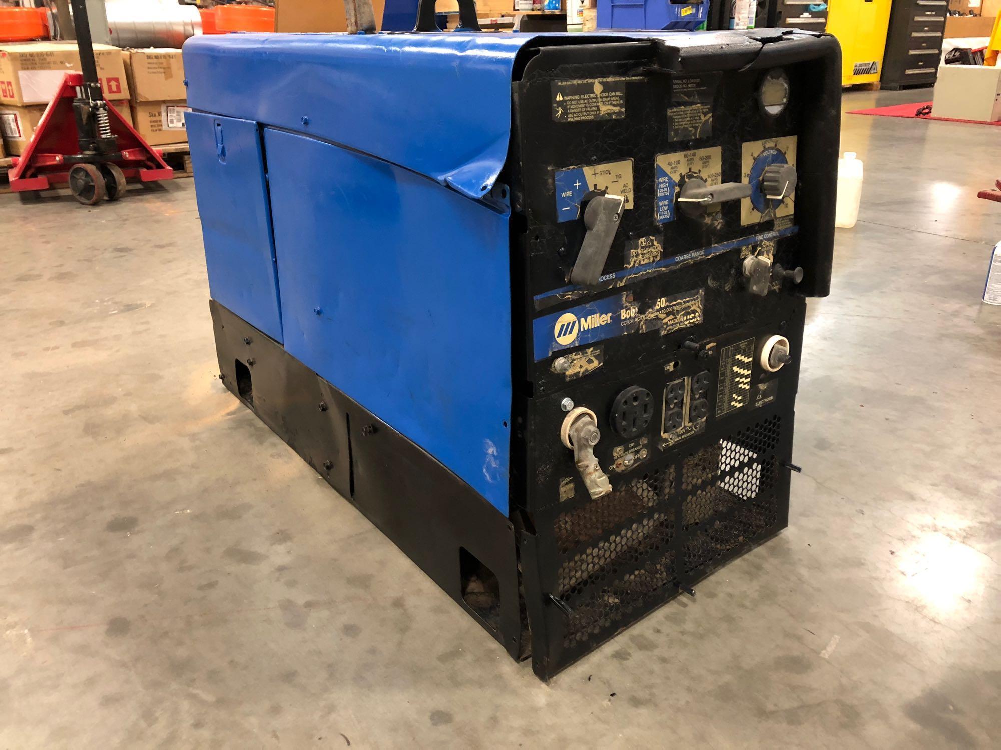 MILLER BOBCAT 250 WELDER/GENERATOR, KOHLER GAS ENGINE, RUNS AND