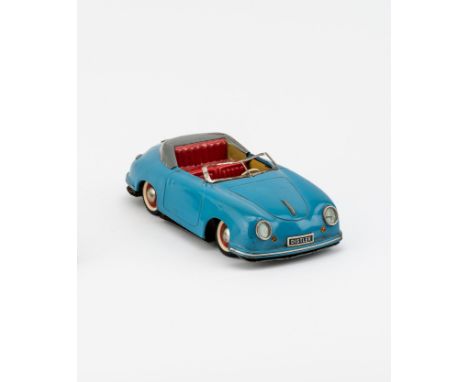 Porsche Cabrio. Western Germany. (Lenkung gut, bespielt). L. 25  cm.