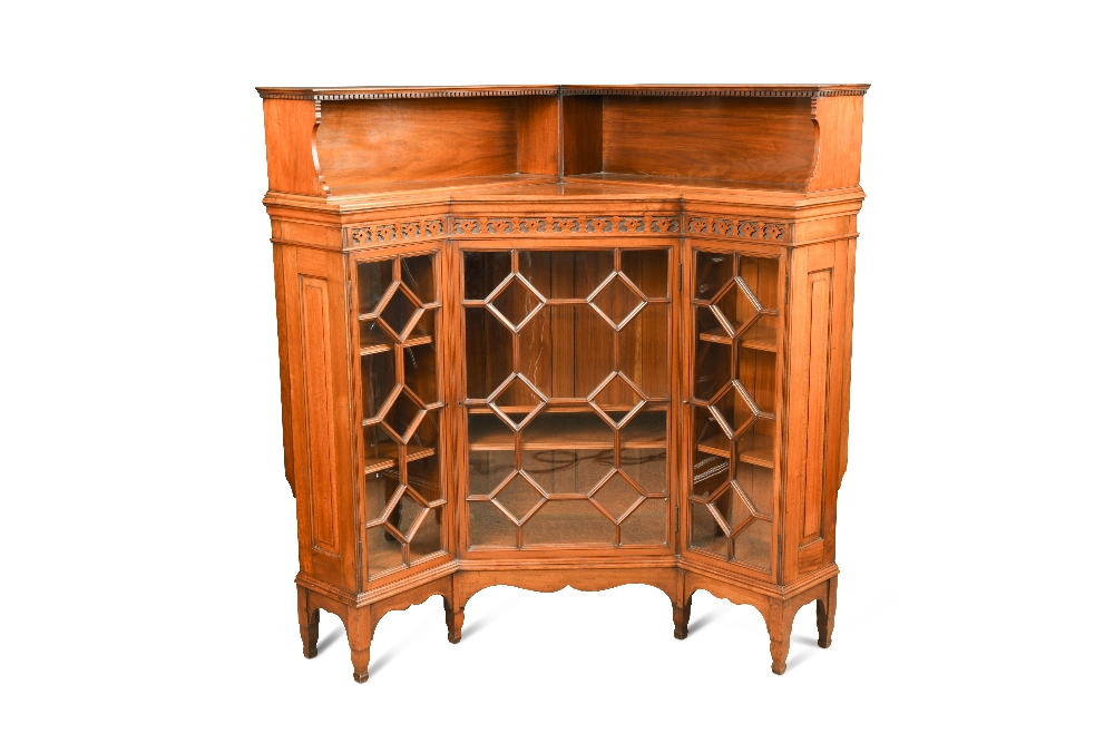 Arts & Crafts bureau bookcase by George Washington Jack for Morris