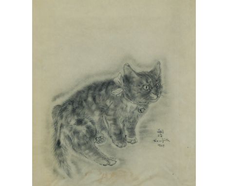 § Leonard Tsuguharu Foujita (Japanese/French, 1886-1968) Somilis, from 'A Book of Cats' signed and dated 1929 in the plate, f