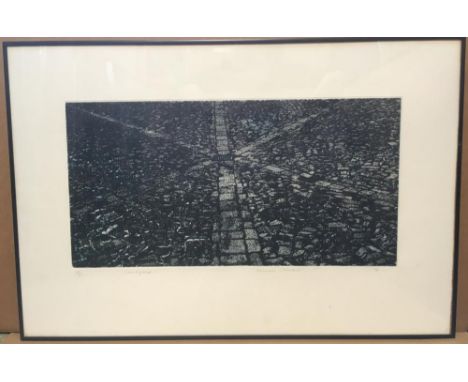 § Norman Stevens, RA (British, 1937-1988) 'Courtyard'; and 'Path' both signed lower right "Norman Stevens" and numbered 49/83