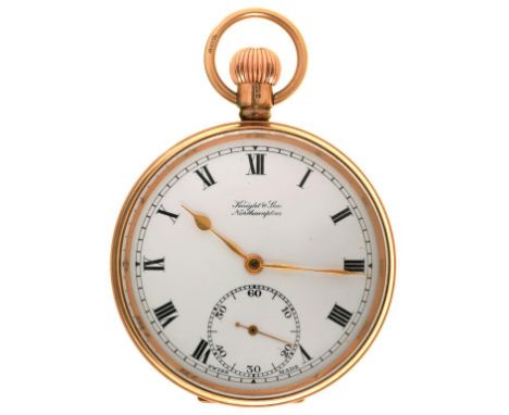 A 9CT GOLD  KEYLESS LEVER WATCH, BIRMINGHAM 1925, EWC CO, 80G++IN GOOD CONDITION, LIGHT WEAR CONSISTENT WITH AGE