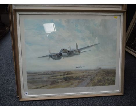 Two limited edition prints - "Low Level Strike 1943" and "Evening Patrol 1940", signed proofs after Gerald Coulson; and anoth