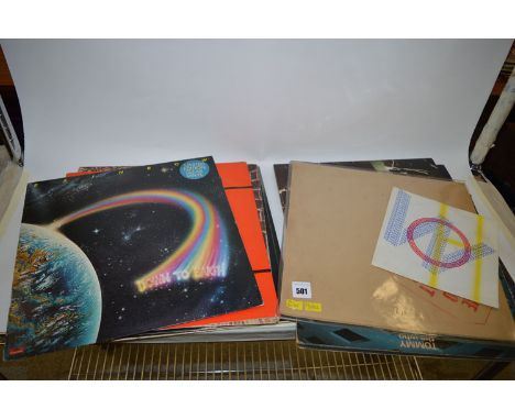 "The Who" - live at Leeds vinyl LP; and other "Who" records.  (9)