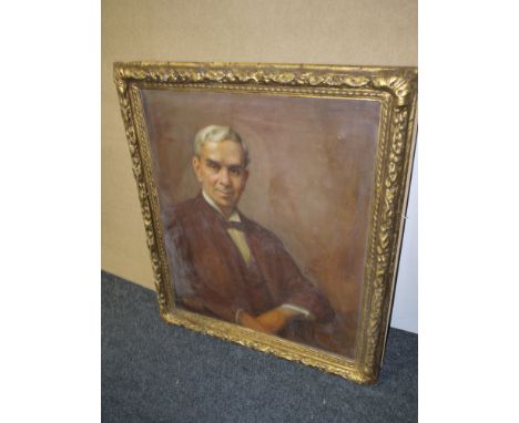 A portrait in oils of Archibald Campbell Holmes, Naval Architect, Spiritualist and Associate of Arthur Conen Doyle, by R.H. C