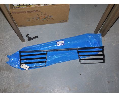 A step platform for a vehicle tow bar.
