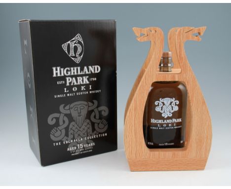 Highland Park Loki 15 year old Single Malt Scotch Whisky. Valhalla Collection