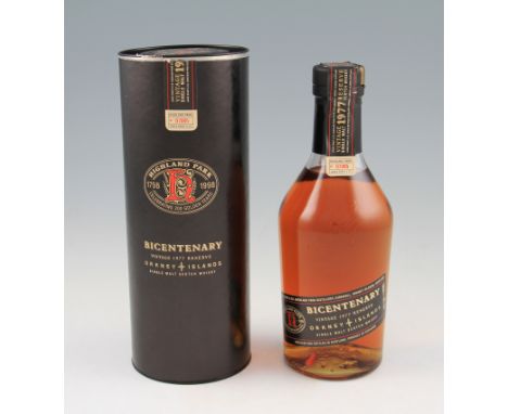 Highland Park Bicentenary Vintage 1977 Reserve 21 year old Single Malt Scotch Whisky. 40% 70cl.