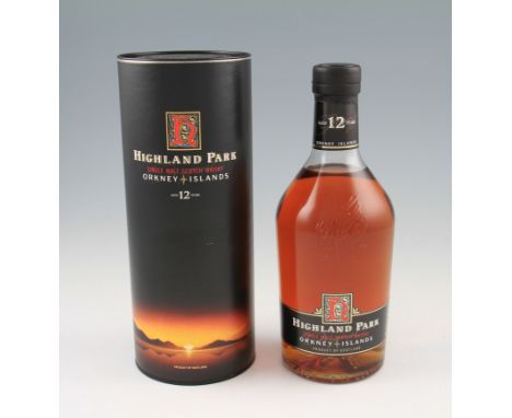 Highland Park 12 year old Single Malt Scotch Whisky old bottling. 43% 1 litre.
