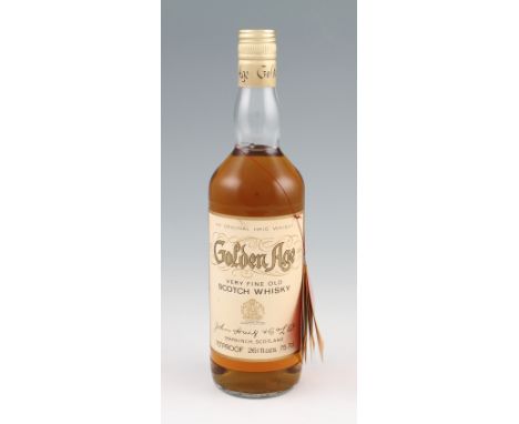 Golden Age Very Fine Old Scotch Whisky. Old bottling circa 1970's. 70 proof, 26 2/3 fl ozs 75.7cl.