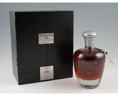 *Tomatin 1981 32 year old Single Malt Scotch Whisky. Bottle no. 11 from Cask no. 1. 42.3% 70cl.