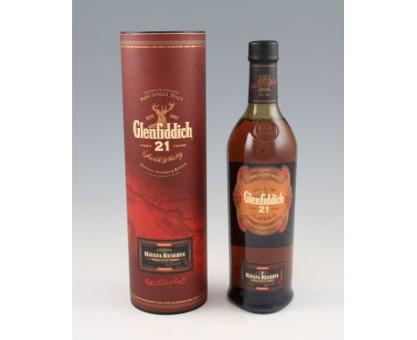 Glenfiddich 21 year old Havana Reserve Single Malt Scotch Whisky. 40% 70cl.