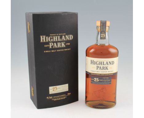 Highland Park 25 year old Single Malt Scotch Whisky. 48.1% 70cl.