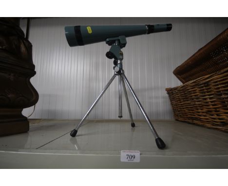 A Luna telescope and tripod